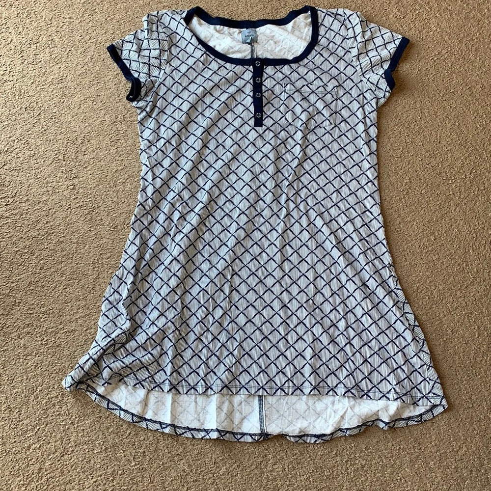 Jane & Bleecker nightgown nightshirt short sleeves sz Small
